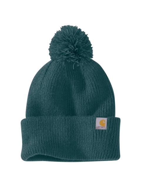 Carhartt Women's Knit Pom-Pom Cuffed Beanie