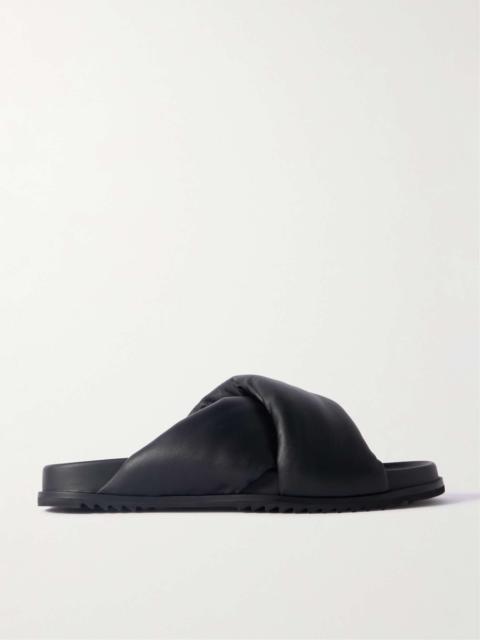 Rick Owens Donut Granola Leather Sandals