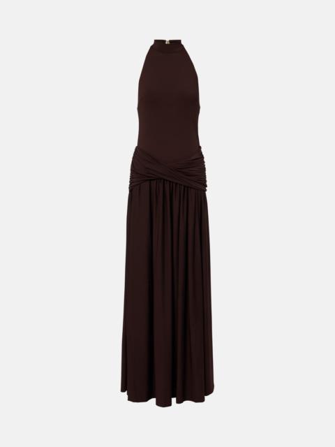 BANANHOT Zoya halterneck maxi dress