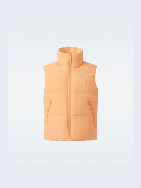 MACKAGE KANE-TR Tactile Ripstop Fabric vest with funnel collar