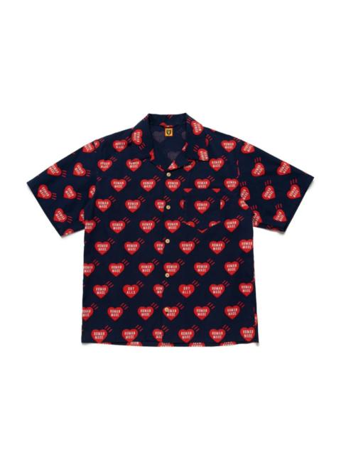 Human Made Human Made Heart Aloha Shirt Navy