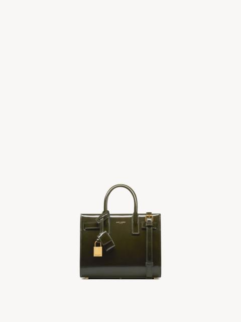 SAINT LAURENT SAC DE JOUR NANO IN PATENT LEATHER