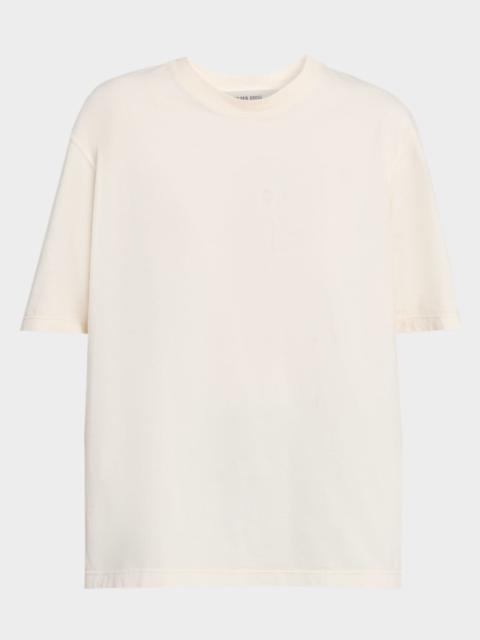 Golden Goose Reverse Logo Cotton Crewneck T-Shirt