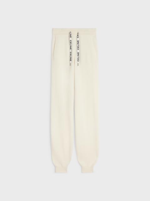 CELINE TRACK PANTS IN CASHMERE WOOL