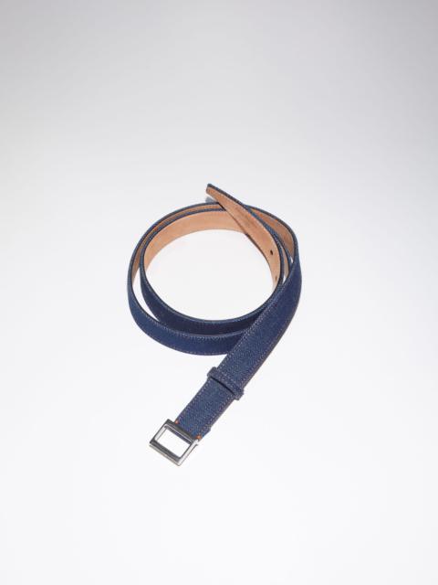 Acne Studios Denim buckle belt - Indigo blue