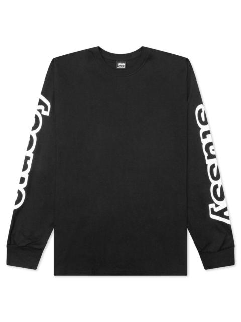 SIDEWAYS L/S TEE - BLACK