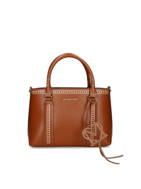 Moschino heart-charm tote bag