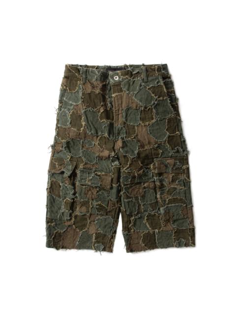 WHO DECIDES WAR FIELD CAMO CARGO SHORT