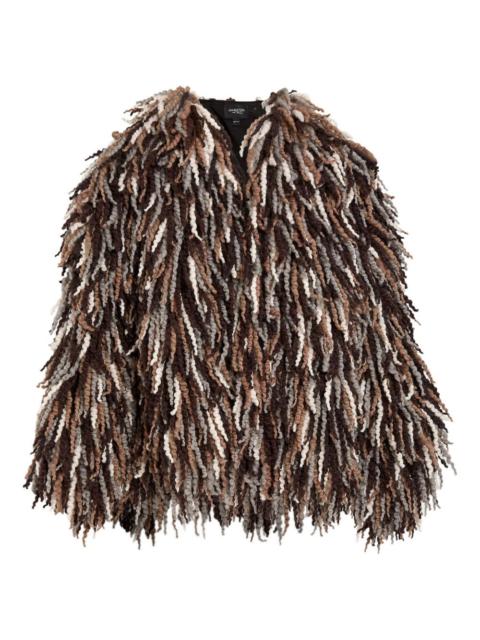 GIAMBATTISTA VALLI rovings-fringe coat