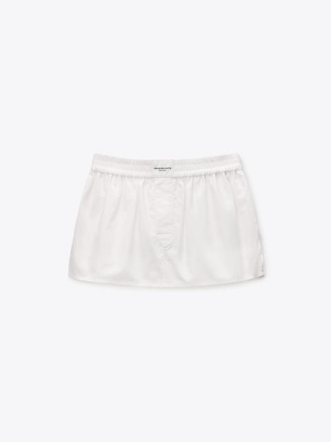 Alexander Wang MID-RISE MINI BOXER SKORT