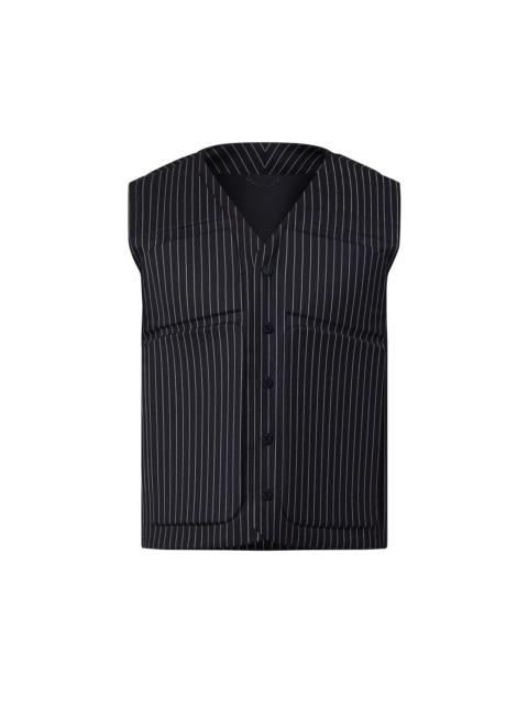 Louis Vuitton Pinstripe Padded Waistcoat