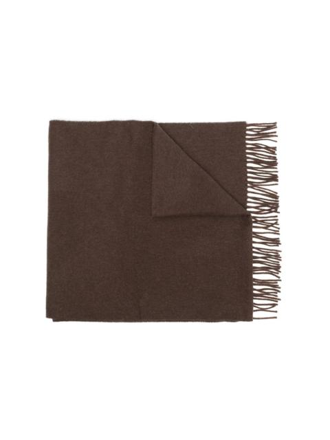 Totême fringed-edge knit scarf
