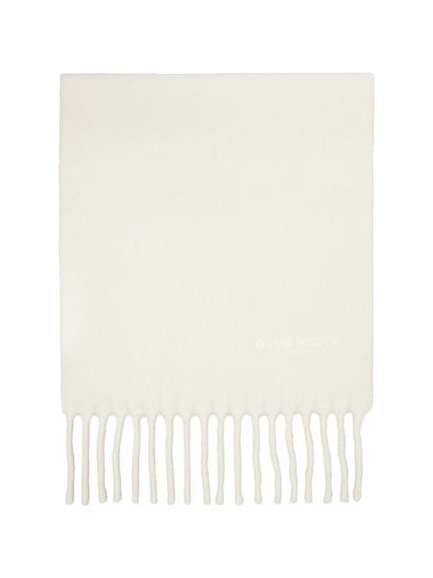 Givenchy Off-White 'Givenchy Paris' Large Scarf