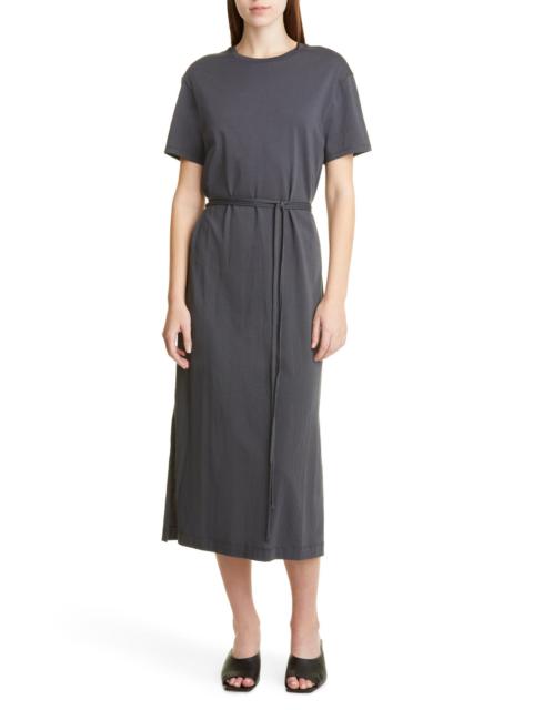 Vince Belted Pima Cotton Midi Dress in Tide Pool at Nordstrom