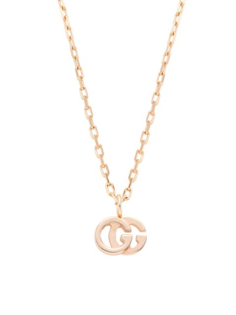 GUCCI Women's Running G 18K Rose Gold Pendant Necklace - Pink Gold