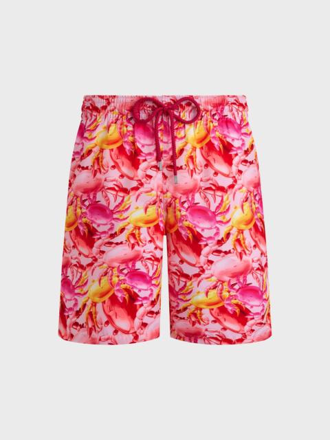 Men Ultra-Light and Packable Swim Trunks Crab Balloons