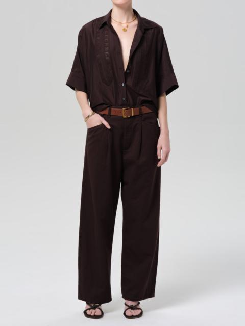 Citizens of Humanity Velha Trouser In Chocolate