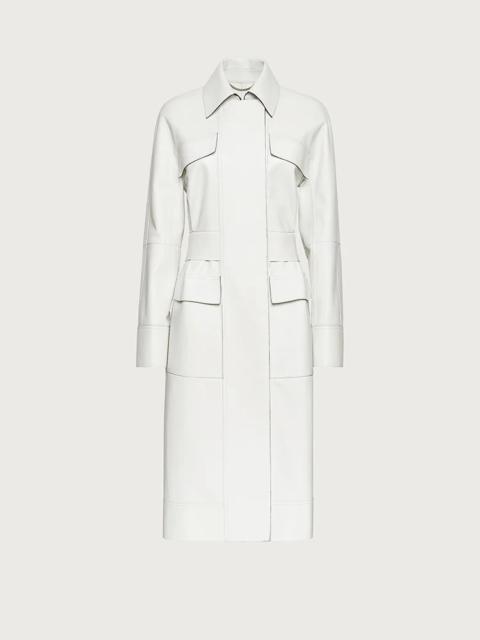 FERRAGAMO NAPPA TRENCH