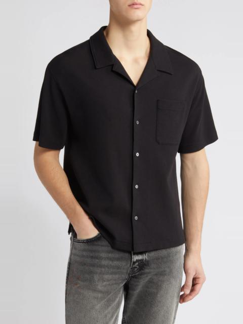 FRAME Duo Fold Relaxed Short Sleeve Button-Up Shirt