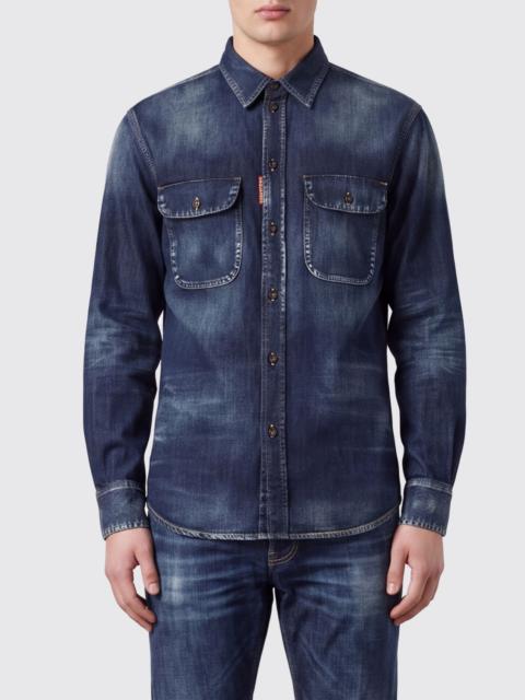 DSQUARED2 DSQUARED2 Shirt Men color Navy