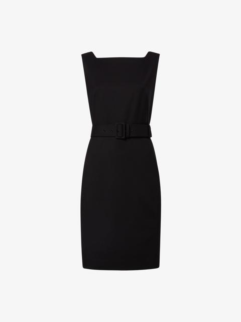 M.M.LaFleur Cynthia Belted Dress - Italian Wool Twill