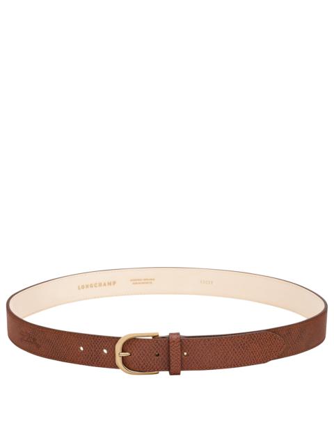 Longchamp Le Pliage Original Ladies' belt Cognac - Leather