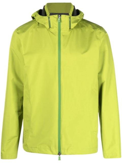Herno zipped-up hooded jacket