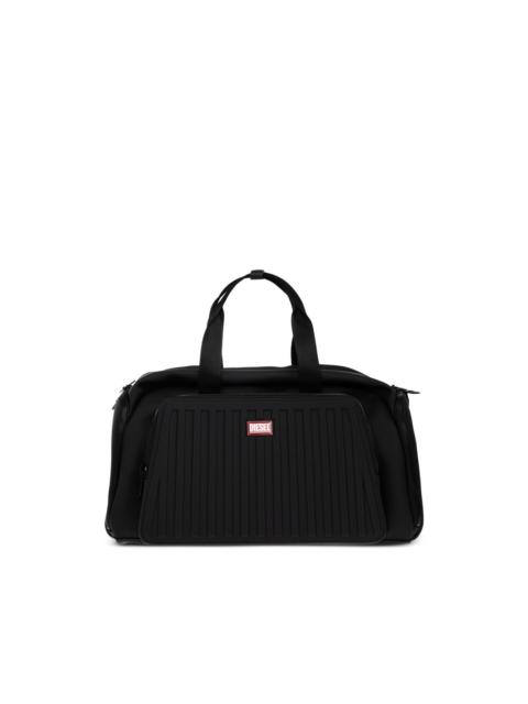 Diesel ribbed logo-patch holdalls bag