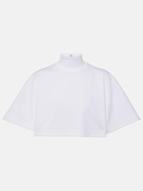 Cotton turtleneck top