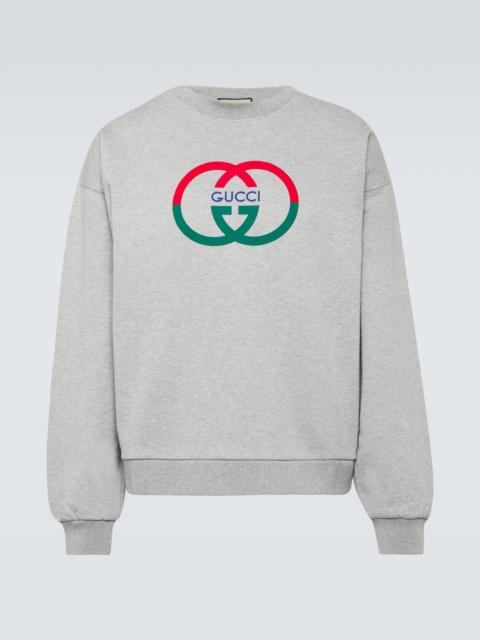 GUCCI Cotton jersey 인쇄 된 스웨터