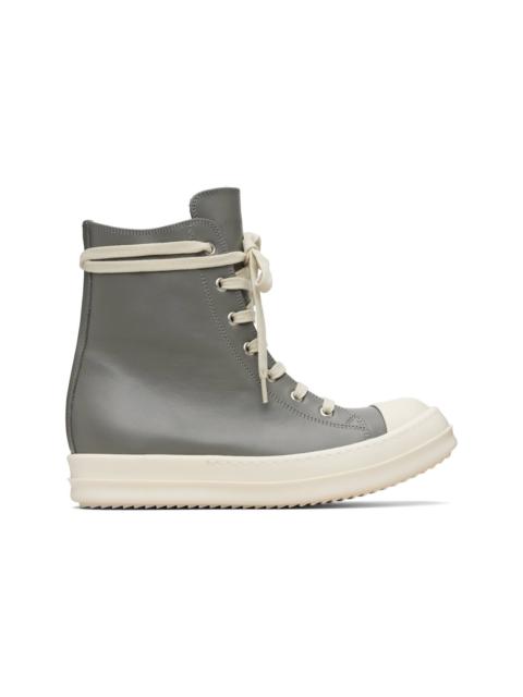 Rick Owens Gray Temple Sneakers