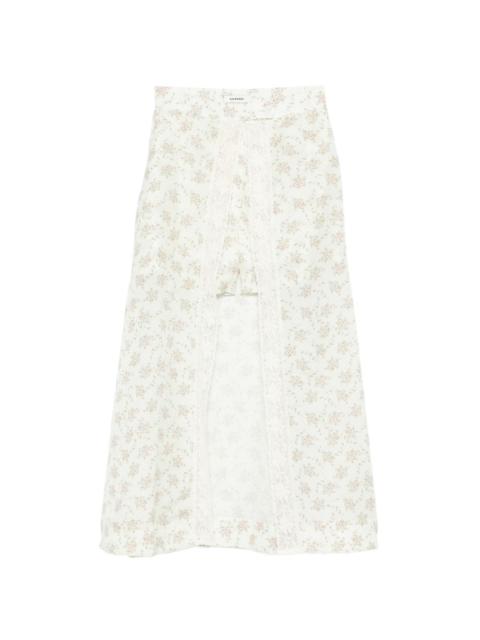 Sandro floral lace shorts