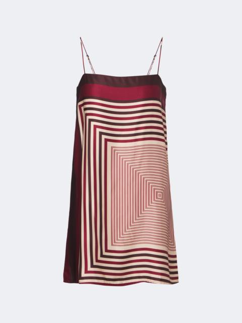 FAITHFULL Phylis printed satin slip dress