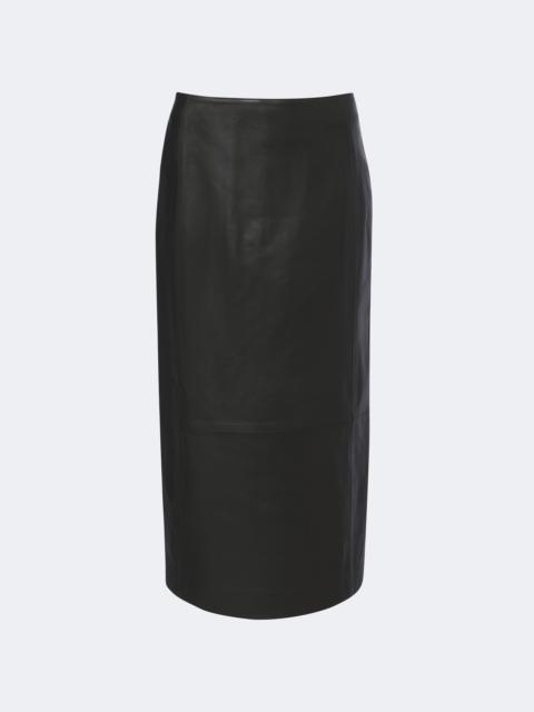Vince Leather pencil skirt