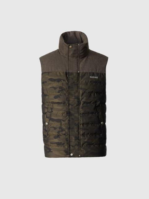 MACKAGE BRODY-JC Down Quilted Vest With Contrast Yoke