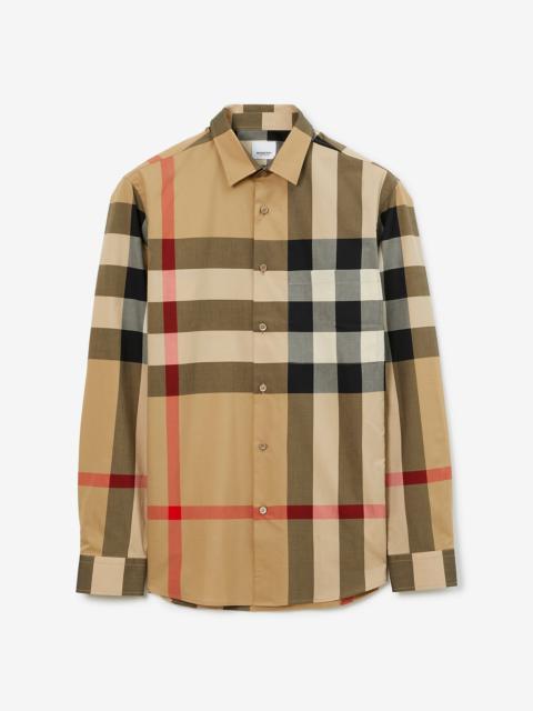 Burberry Check Cotton Shirt