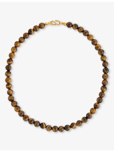 HEAVEN MAYHEM Sol Tiger's-Eye Beaded Necklace