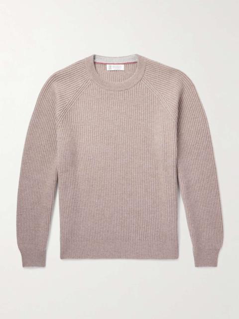 Brunello Cucinelli Ribbed Cashmere Sweater