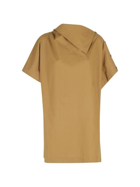 soeur buttoned-shoulder top