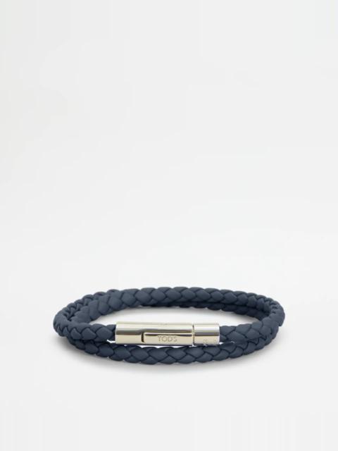 Tod's MYCOLORS BRACELET IN LEATHER - GREEN