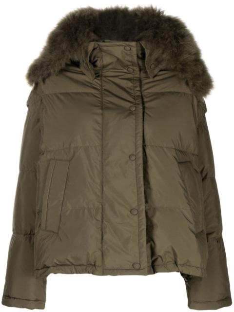 Yves Salomon hooded puffer jacket
