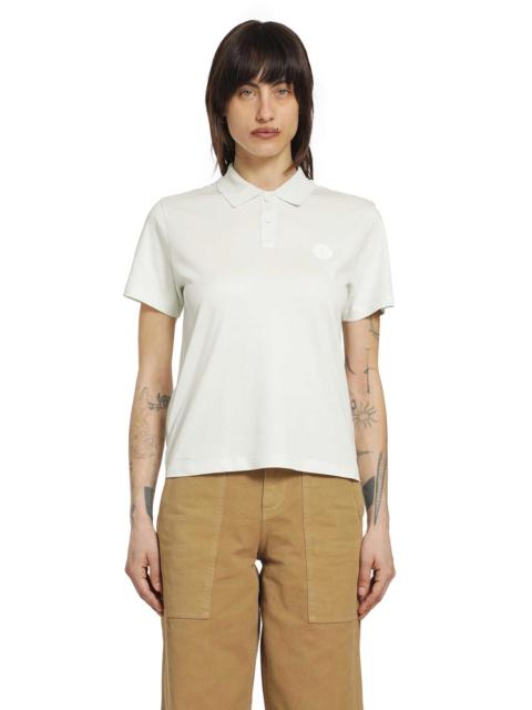 Moncler Pleated Back Short Sleeve Polo Shirt