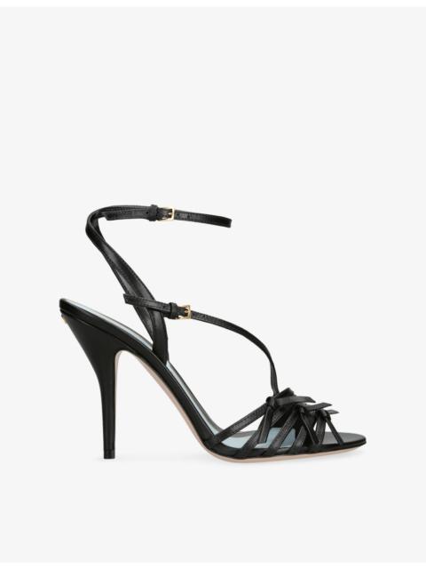 Valentino Nodine 100 Leather Heeled Sandals