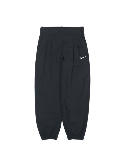 Nike (WMNS) Nike Sportswear Icn Clsh Wvn Hr Jggr Causual Sports Ventilate Long Pant Black DD5049-010