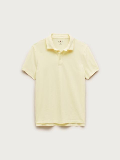 J.CREW Sueded cotton polo shirt