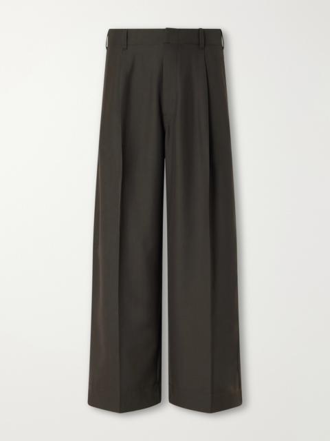Lemaire Straight-Leg Pleated Woven Trousers