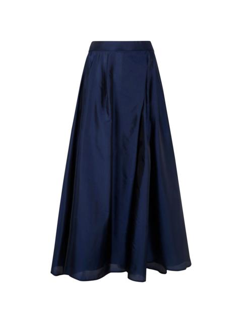EMPORIO ARMANI satin maxi skirt