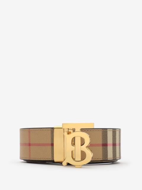 Burberry Reversible Check TB Belt