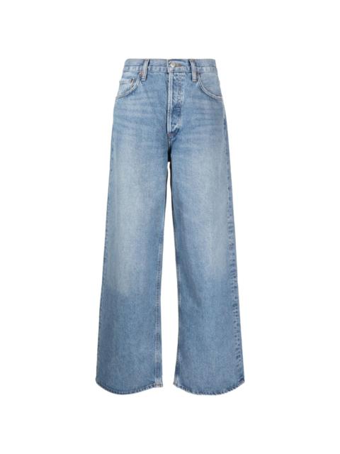 AGOLDE high-rise straight-leg jeans