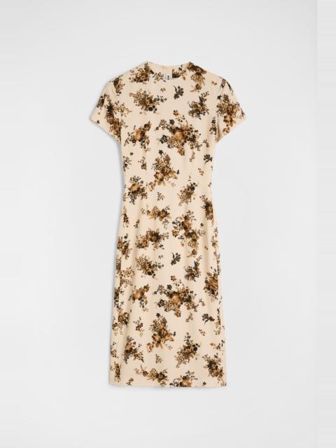 Jil Sander Envers Satin Printed Dress